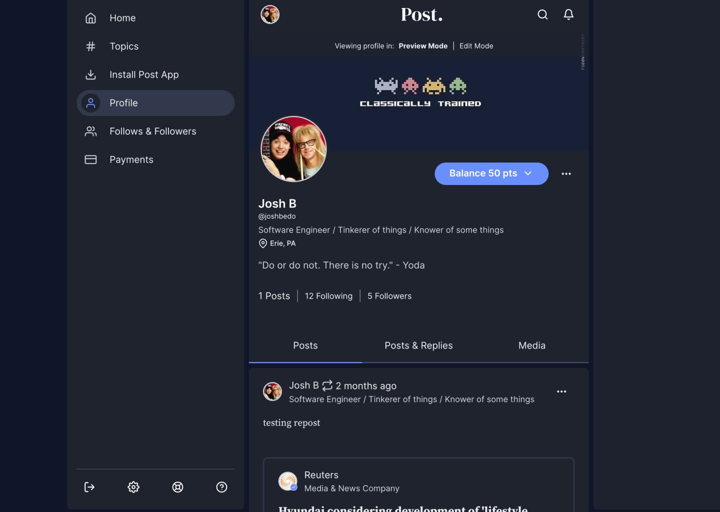 Agent hierarchy tree view